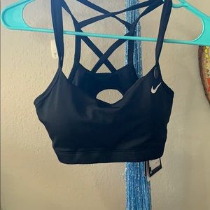 Nike black sports bra